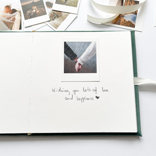 How to Set Up a Polaroid Guest Book Table at Your Wedding - klevo